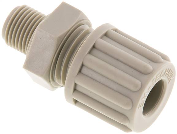 Gerade Verschraubung G 1/8"-8x6mm, Polypropylen