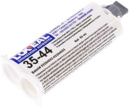 LOXEAL 2-Komponenten Klebstoff, 50 ml Doppelkartusche (1:1, B-System), 35-44/50