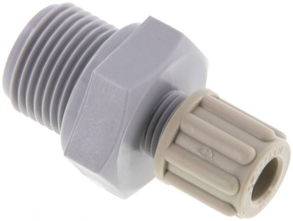 Gerade Verschraubung G 3/8"-6x4mm, PA