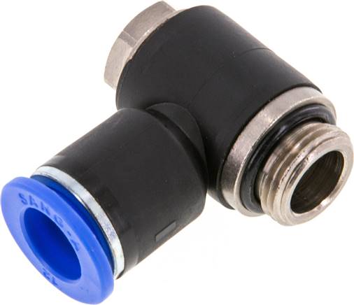 Winkel-Steckanschluss G 3/8"-12mm, IQS-Standard, während der Montage positionierbar