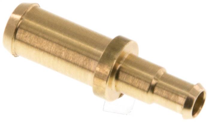 Gerader Steckanschluss 6mm-4mm innen, Messing