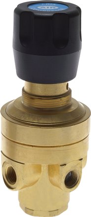 Druckregler, Messing, G 1/4", 3 - 50bar (nicht rücksteuerbar)