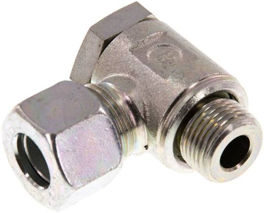 Winkel-Schwenkverschraubung G 3/8"-12 L (M18x1,5), Stahl verzinkt