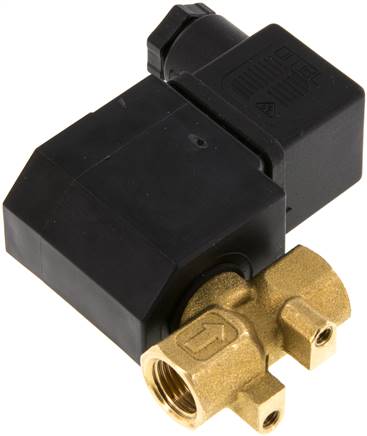 2/2-Wege Magnetventil G 1/4" stromlos geschlossen (NC),FKM 12V=