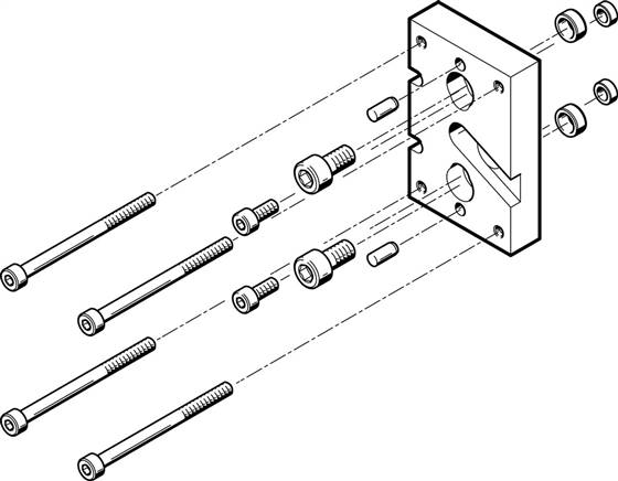 FESTO HAPG-SD2-23 (537173) Adapterbausatz