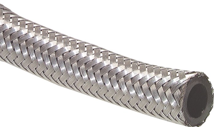 Silberschlauch (Kraftstoffschlauch) 9,0x13,0mm, Edelst