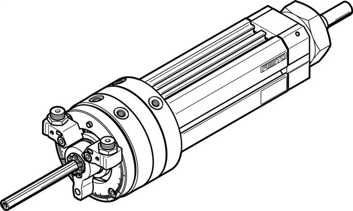 FESTO DSL-25-80-270-P-A-S20-KF-B (556675) Schwenk-Lineareinheit