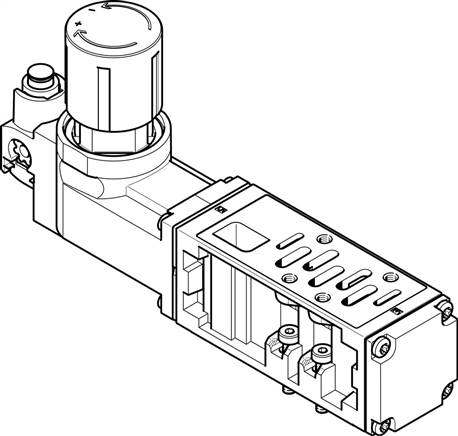 FESTO VABF-S1-2-R3C2-C-6 (555761) Reglerplatte