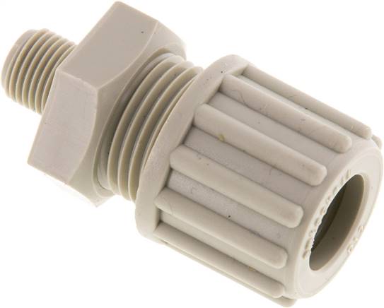 Gerade Verschraubung G 1/8"-12x9mm, Polypropylen
