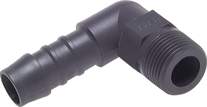Winkel-Gewindetülle R 1/4"-6 (1/4")mm, PA 6