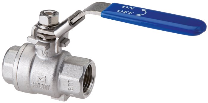 Edelstahl-Kugelhahn, Eco-Line leicht, G 2-1/2", 0 bis 63bar
