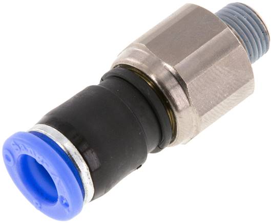 Gerade Drehverschraubung R 1/8"-8mm, IQS-Standard