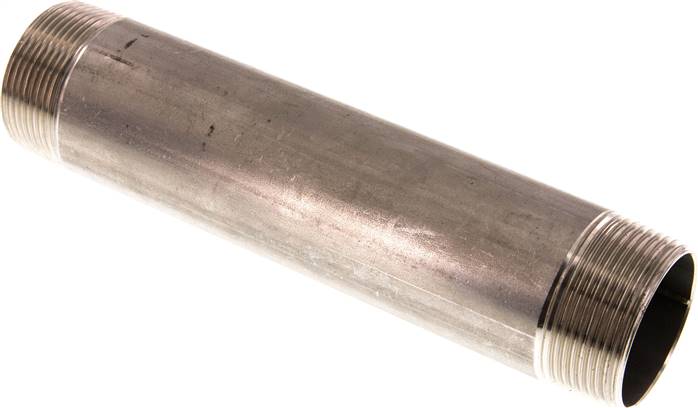 Rohrdoppelnippel R 1-1/2"-200mm, 1.4571