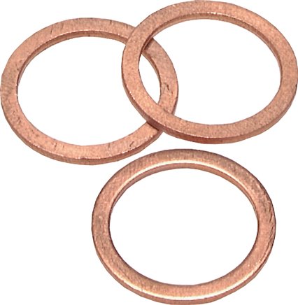 Dichtring aus Kupfer, für G 3/4" (27,3x31,9x2,0 mm)