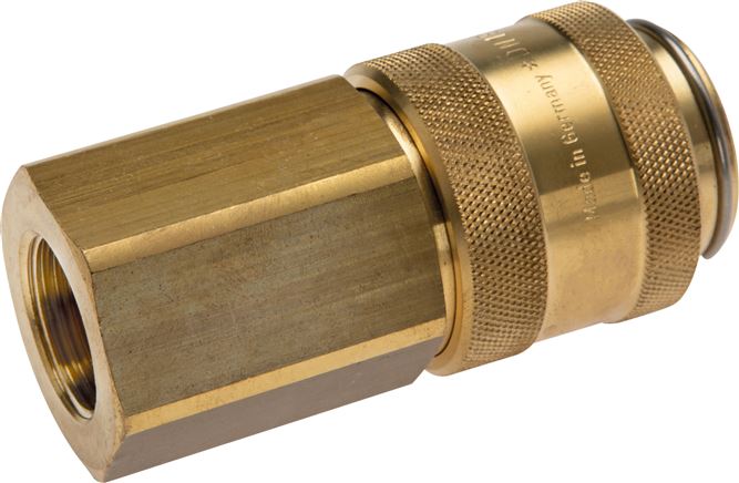 Schnellkupplung (NW19) G 3/4"(IG), Messing vernickelt