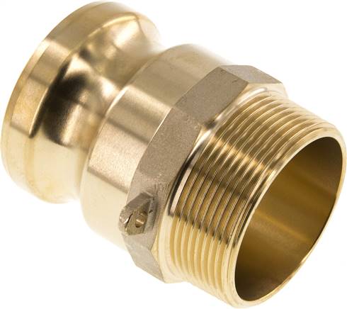 Kamlock-Stecker (F) R 2"(AG), Messing