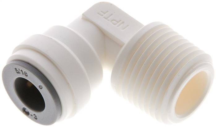 Winkel-Steckanschluss NPT 3/8"-5/16" (7,94 mm), IQS-LE (EPDM-Dichtung)