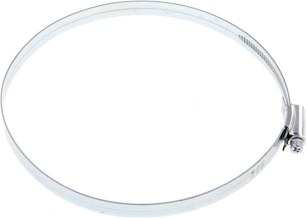 12mm Schlauchschelle 140 - 160mm, Stahl verzinkt (W1) (IDEAL)