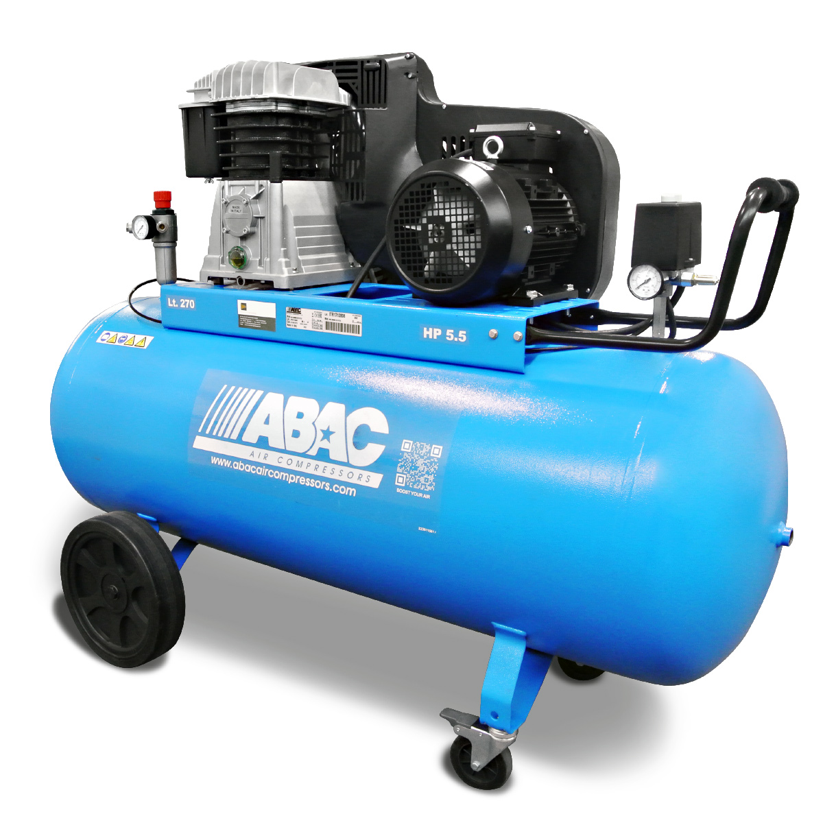 Compressore ABAC PRO B5900B 270 CT5,5 - Il professionista mobile dell'officina!