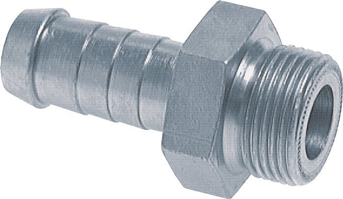 Schlauchnippel M 26 x 1,5 AG (flachdichtend), 17 - 18mm