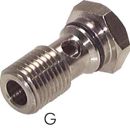 Hohlschraube für IQS-Ringstücke, G 1/4" 1-fach
