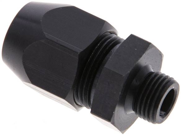 Gerade Verschraubung G 1/8"-10x4mm, Aluminium