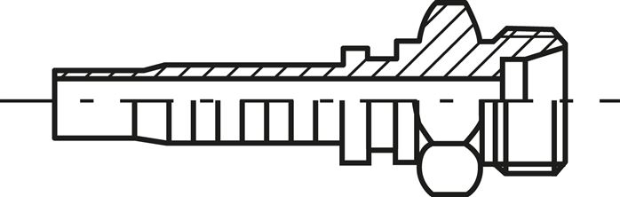 Pressanschluss CEF (gerade), M 30 x 1,5 (21,25)