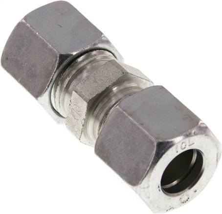 Gerade Schneidringverschraubung 10 L (M16x1,5), Stahl verzinkt