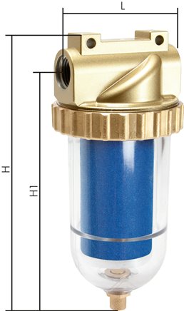 STANDARD Feinfilter (Submikrofilter) G 1", Standard 5