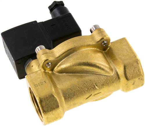 2/2-Wege Messing-Magnetventil G 1" 24 V= Eco (NO), Dichtung EPDM