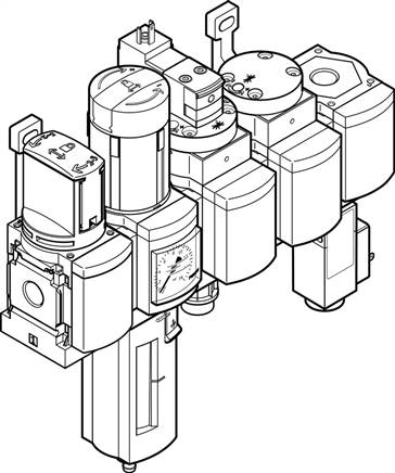 FESTO MSB6-1/2:C3J3D1A1F3-WP (542281) Wartungsgeräte-Kombination