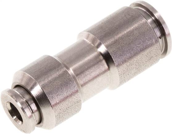 Gerader Steckanschluss 6mm-4mm, IQS-Edelstahl
