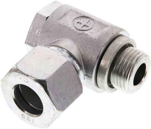 Winkel-Schwenkverschraubung G 1/2"-16 S (M24x1,5), Stahl verzinkt