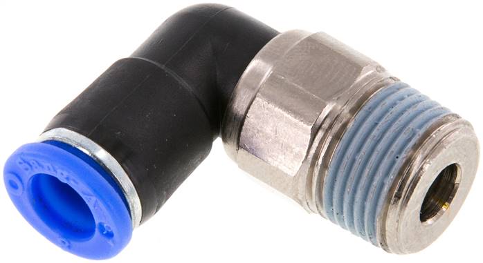 Winkel-Drehverschraubung R 3/8"-8mm, IQS-Standard