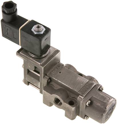 3/2-Wege Magnetventil, G 1/4", Federrückstellung, 24 V=