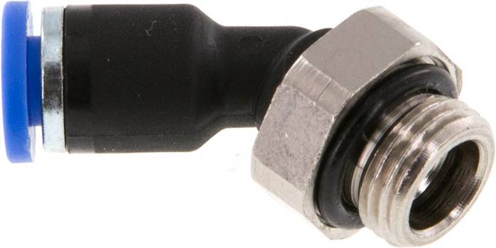 45°-Steckanschluss G 1/8"-4mm, IQS-Standard