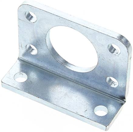 Fußwinkel für Rundzylinder, Ø 40 mm