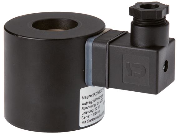 Magnetspule 24 V AC, Bauform F, Steckergröße 3