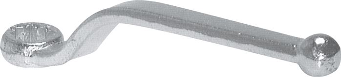 Hochdruck-Kugelhahn, Stahl, G 1", 0 bis 420bar