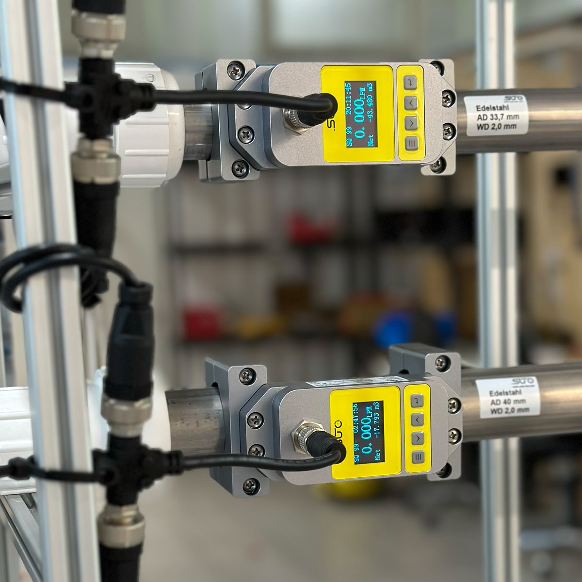 S462 Ultraschall-Durchflussmesser für Wasser und Flüssigkeiten (Clamp-On), DN40