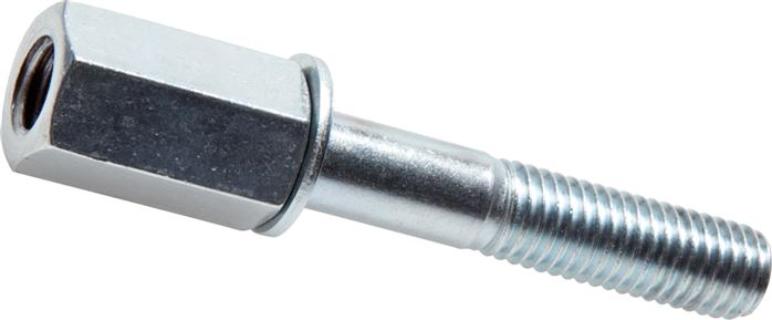 Aufbauschraube (je Klemmbackenpaar werden 2 Stück benötigt), Stahl verzinkt, Baugrösse 7