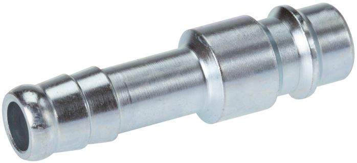 Kupplungsstecker (NW7,2) 10mm Schlauch, Stahl gehärtet & verzinkt