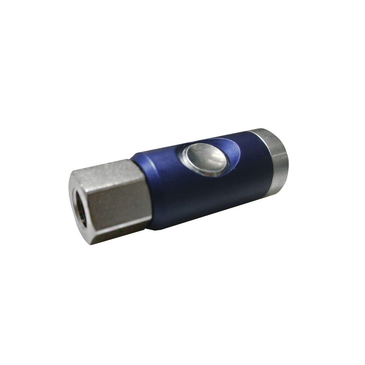 FAIRAIR Sicherheitskupplung SSK-7,4-1/4I, G 1/4 Innengewinde drehbar NW 7,4, eloxiert, FA60014