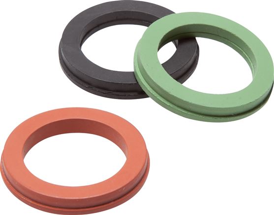Sicherheits-Kompressorkupplung Ersatzdichtung NBR, schwarz 42mm