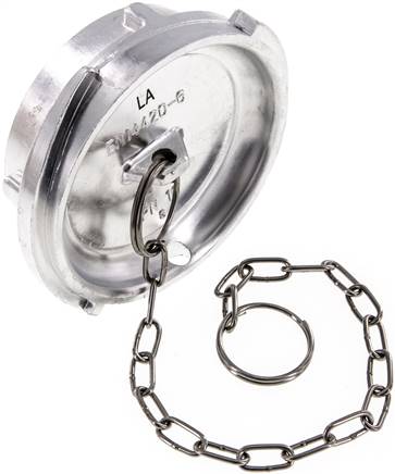 Tankwagenkupplung Verschlussstopfen, Aluminium für MK 80 MS