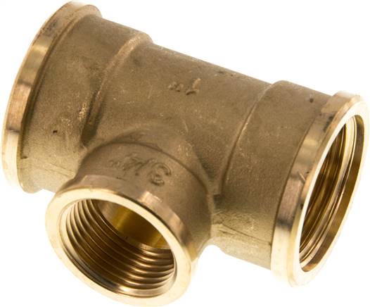 T-Stück Rp 1"-Rp 3/4"-Rp 1" (IG), Messing