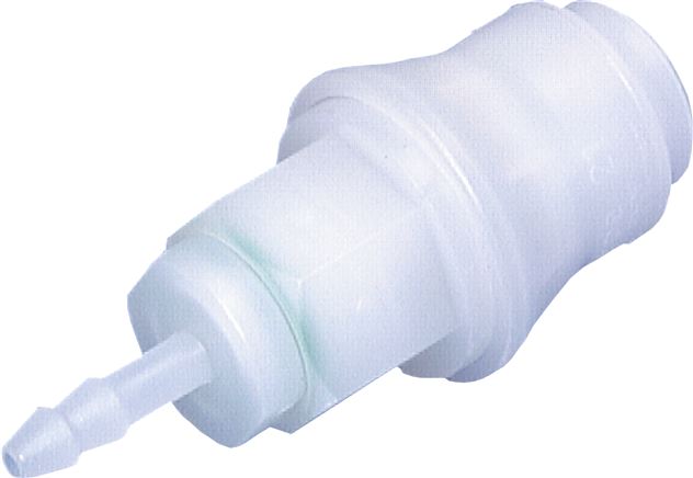 Schnellkupplung (NW5) 4mm Schlauch, PVDF