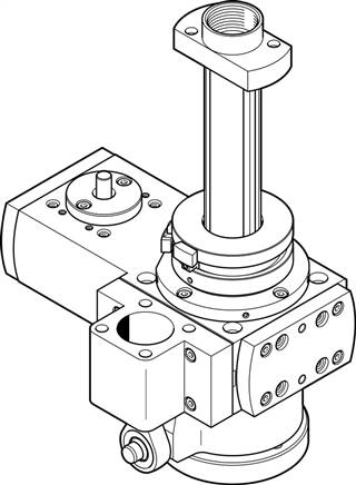FESTO EHMB-25-100 (1095933) Dreh-Hub-Modul