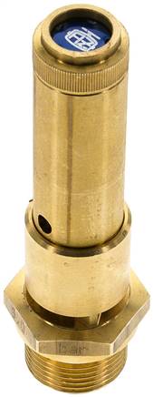 TÜV-Sicherheitsventil G 3/4" (DN10), 10,50 bar, Messing