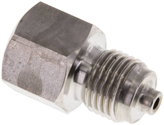 Manom.-Reduzierung G 1/4"(AG)-G 1/8"(IG). 1.4571, 27mm